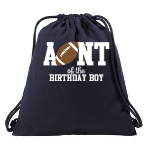 Aunt Of The Birthday Football Lover First Birthday Party Gift Drawstring Bag