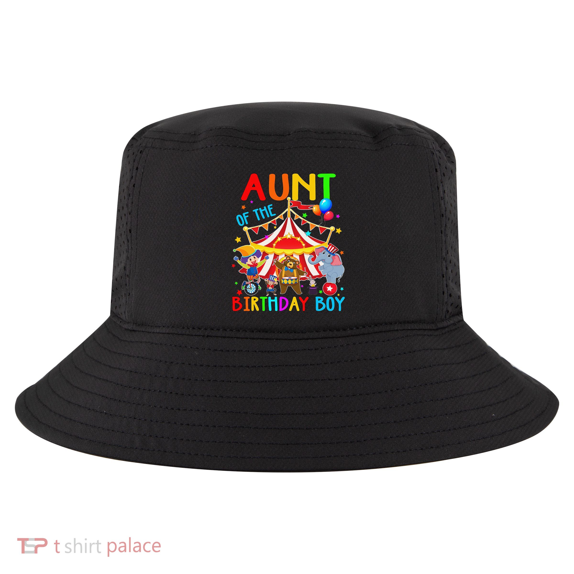 Aunt Of The Birthday Carnival Circus Themed Family Bday Cool Comfort Performance Bucket Hat