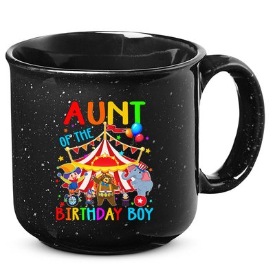 Aunt Of The Birthday Carnival Circus Themed Family Bday 15oz Campfire Ceramic Mug