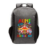 Aunt Of The Birthday Carnival Circus Themed Family Bday Vector Backpack