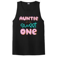 Auntie of The Sweet One First Birthday Matching Family Donut PosiCharge Competitor Tank