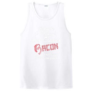 And On The 8th Day God Created Bacon Funny Clever Christian Gift PosiCharge Competitor Tank