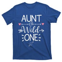 Aunt Of The Wild One Funny 1st Birthday Safari Great Gift T-Shirt