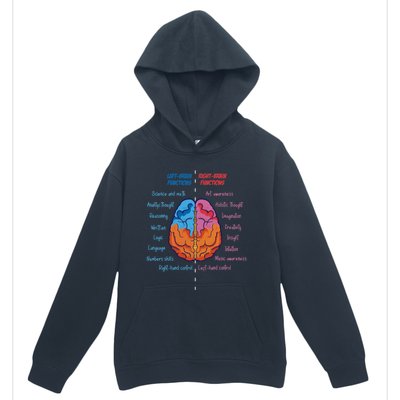 Anatomy of the brain functions brain parts psychology Urban Pullover Hoodie