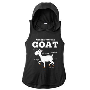 Anatomy Of The Goat Ladies PosiCharge Tri-Blend Wicking Draft Hoodie Tank