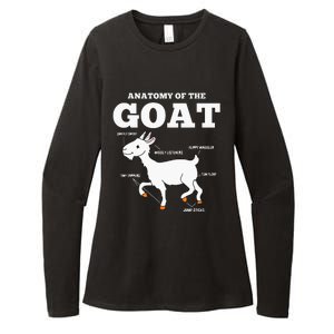 Anatomy Of The Goat Womens CVC Long Sleeve Shirt