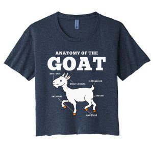 Anatomy Of The Goat Women's Crop Top Tee