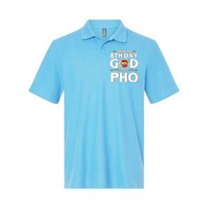 And On The 8th Day God Created Pho Noodles Gift Softstyle Adult Sport Polo