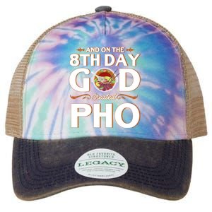 And On The 8th Day God Created Pho Noodles Gift Legacy Tie Dye Trucker Hat