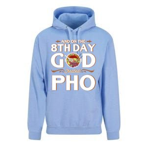 And On The 8th Day God Created Pho Noodles Gift Unisex Surf Hoodie