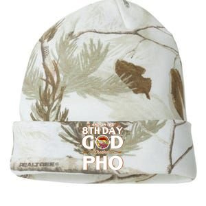 And On The 8th Day God Created Pho Noodles Gift Kati Licensed 12" Camo Beanie