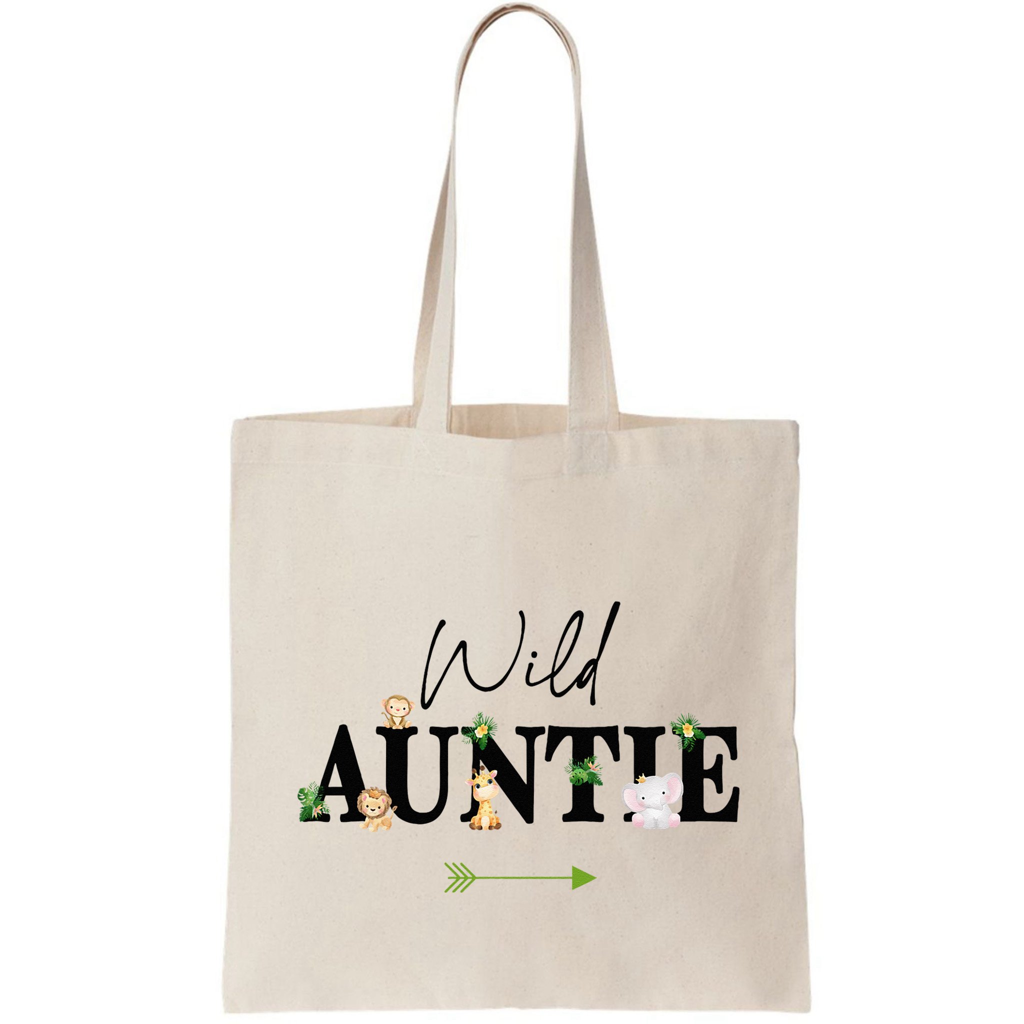 Auntie Of The Wild One Zoo Birthday Safari Jungle Animal Bag