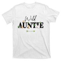 Auntie Of The Wild One Zoo Birthday Safari Jungle Animal T-Shirt