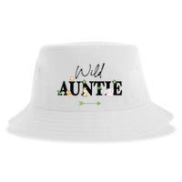 Auntie Of The Wild One Zoo Birthday Safari Jungle Animal Sustainable Bucket Hat
