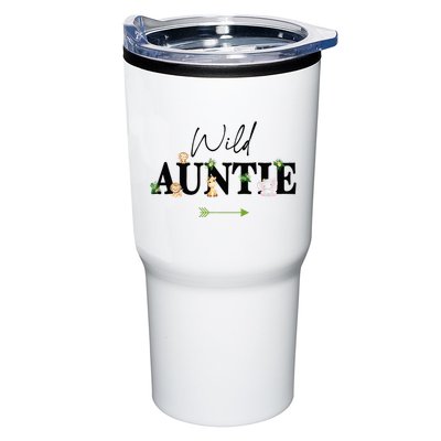 Auntie Of The Wild One Zoo Birthday Safari Jungle Animal Tumbler