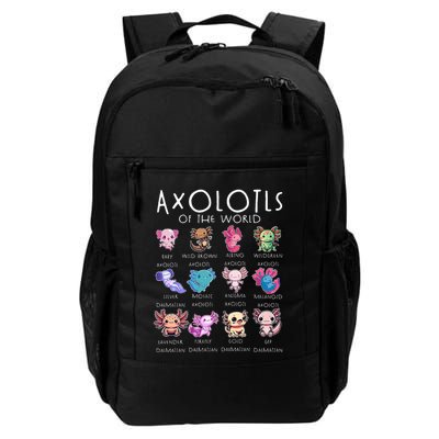 Axolotls Of The World Funny Kawaii Axolotls Backpack