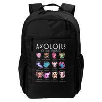 Axolotls Of The World Funny Kawaii Axolotls Backpack