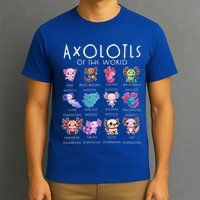 Axolotls Of The World Funny Kawaii Axolotls T-Shirt