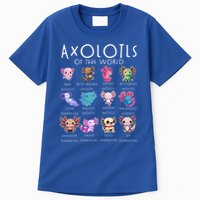 Axolotls Of The World Funny Kawaii Axolotls Tall T-Shirt