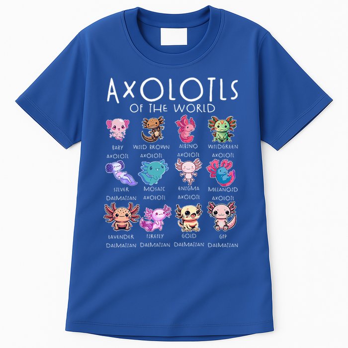 Axolotls Of The World Funny Kawaii Axolotls Tall T-Shirt