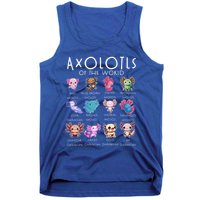 Axolotls Of The World Funny Kawaii Axolotls Tank Top