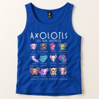 Axolotls Of The World Funny Kawaii Axolotls Tank Top