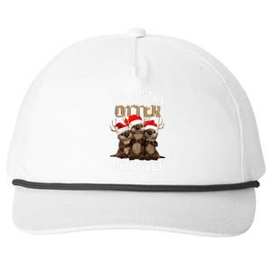 All Of The Otter Reindeer Christmas Snapback Five-Panel Rope Hat