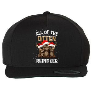 All Of The Otter Reindeer Christmas Wool Snapback Cap