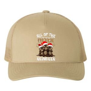 All Of The Otter Reindeer Christmas Yupoong Adult 5-Panel Trucker Hat