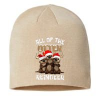 All Of The Otter Reindeer Christmas Sustainable Beanie