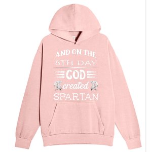 And On The 8th Day God Created Spartan Gladiator Helmet Gift Urban Pullover Hoodie