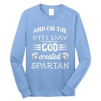 And On The 8th Day God Created Spartan Gladiator Helmet Gift Long Sleeve Shirt