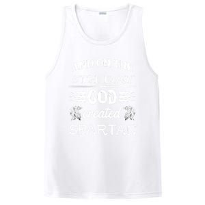 And On The 8th Day God Created Spartan Gladiator Helmet Gift PosiCharge Competitor Tank