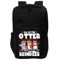 All Of The Otter Reindeer Funny Christmas Pajama Gifts Impact Tech Backpack