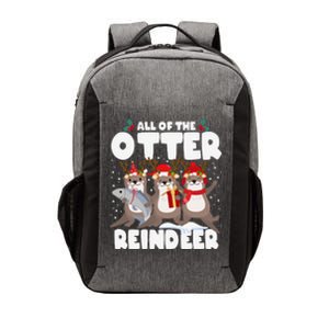 All Of The Otter Reindeer Funny Christmas Pajama Gifts Vector Backpack