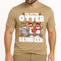 All Of The Otter Reindeer Funny Christmas Pajama Gifts Cooling Performance Crew T-Shirt