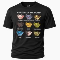 Axolotl of The World Gift Cute Axolotl Cooling Performance Crew T-Shirt