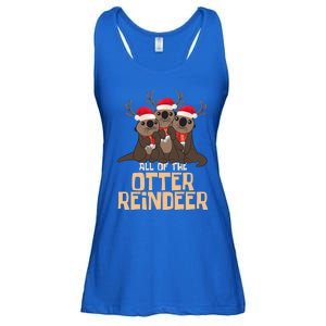 All Of The Otter Reindeer Christmas Funny Cute Cute Gift Ladies Essential Flowy Tank