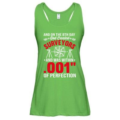 And On The 8th Day God Created Surveyors And Was Within 001 Gift Ladies Essential Flowy Tank