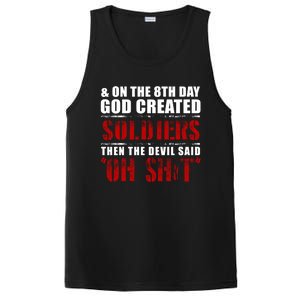 And On The 8th Day God Created Soldiers Then The Devil Said Great Gift PosiCharge Competitor Tank