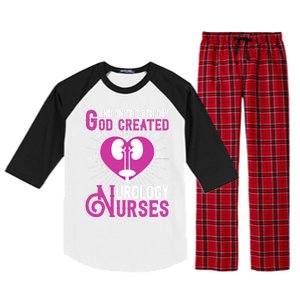 And On The 8th Day God Created Urology Nurses And Nursing Gift Raglan Sleeve Pajama Set