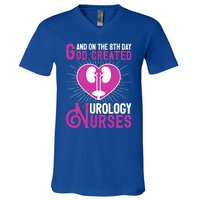 And On The 8th Day God Created Urology Nurses And Nursing Gift V-Neck T-Shirt