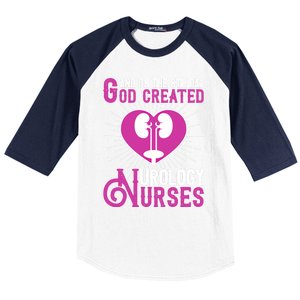 And On The 8th Day God Created Urology Nurses And Nursing Gift Baseball Sleeve Shirt