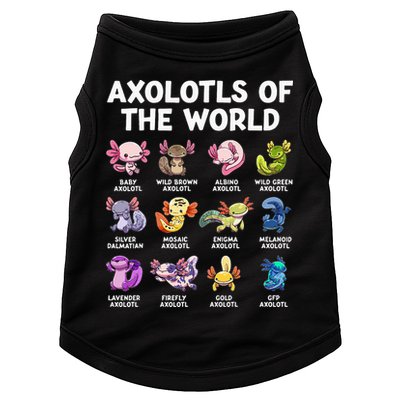 Axolotls Of The World Kawaii Types Of Axolotl Fish Doggie Tank