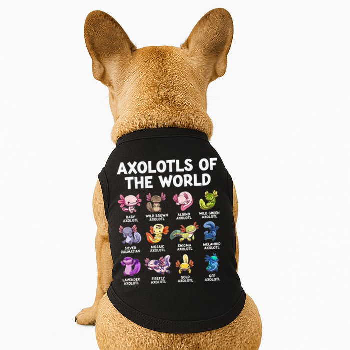 Axolotls Of The World Kawaii Types Of Axolotl Fish Doggie Tank