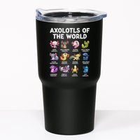 Axolotls Of The World Kawaii Types Of Axolotl Fish Tumbler