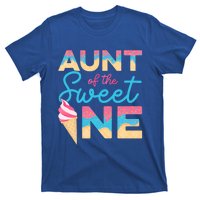 Aunt Of The Sweet One Ice Cream 1st First Family Birthday Cool Gift T-Shirt