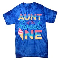 Aunt Of The Sweet One Ice Cream 1st First Family Birthday Cool Gift Tie-Dye T-Shirt