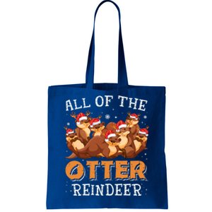 All Of The Otter Reindeer Christmas Funny Cute Gift Tote Bag