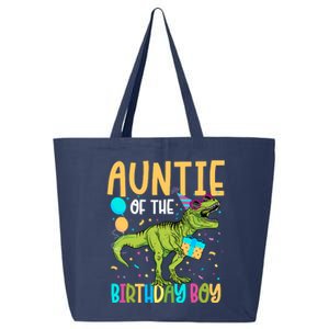 Auntie Of The Birthday Boy Family Matching Dinosaur Squad 25L Jumbo Tote